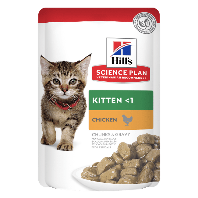 Konservi kaķēniem – Hill's Science Plan Kitten Chicken, 85 g