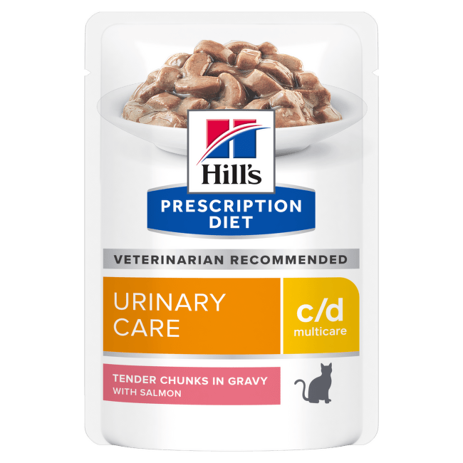 Ветеринарные консервы для кошек – Hill's c/d Multicare, лосось, 85 г