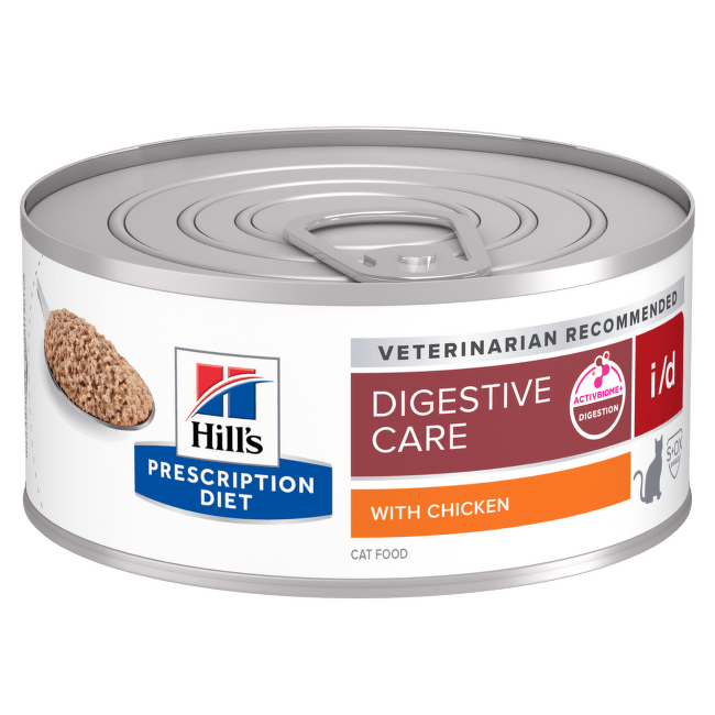 Ветеринарные консервы для кошек – Hill's i/d Chicken, 156 г