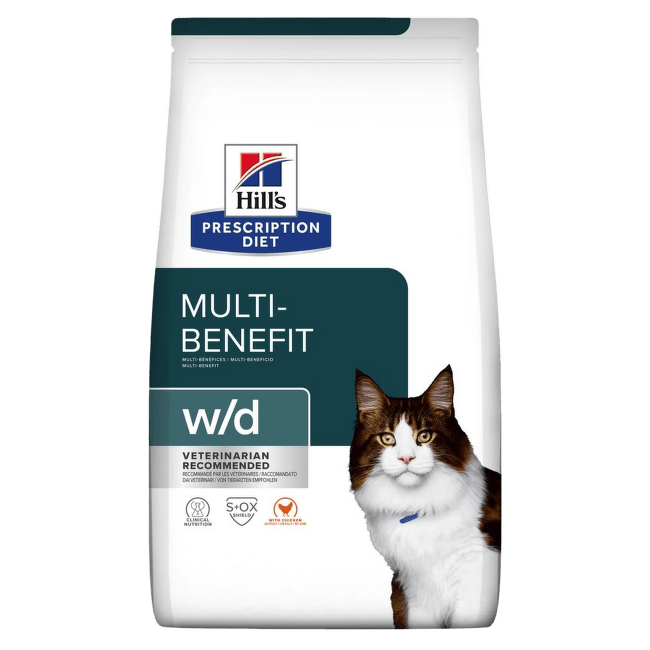 Ветеринарный корм для кошек – Hills w/d Cat, 3 кг