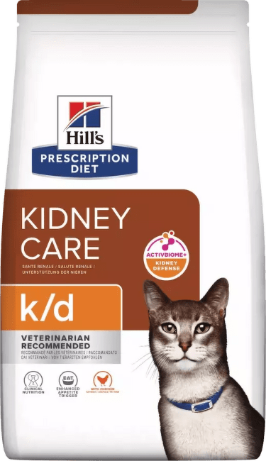 Veterinārā barība kaķiem – Hill's k/d 0,3 kg