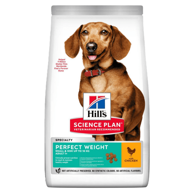 Корм для собак – Hill's Adult Perfect Weight Small and Mini, Chicken, 250 г