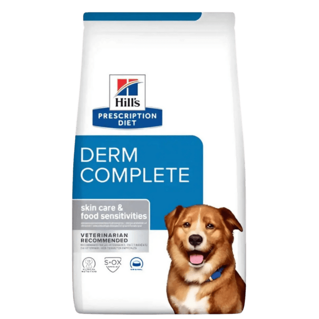 Ветеринарный корм для собак – Hill's Canine Derm Complete Skin Care and Food Sensitivities 1,5 кг