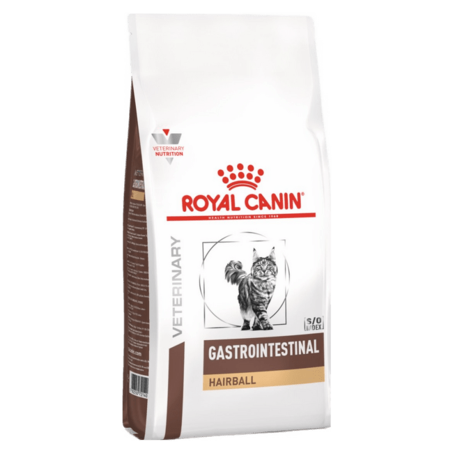 Veterinārā barība kaķiem – Royal Canin Gastrointestinal Hairball Cat, 0,4 kg