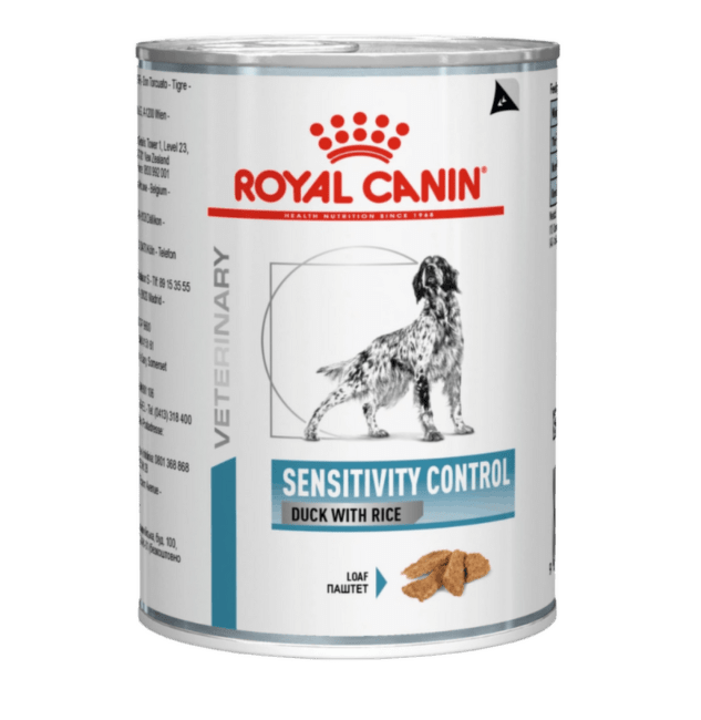 Royal Canin Veterinárna zdravotná výživa Dog konzerva Sensitivity Duck 410 g