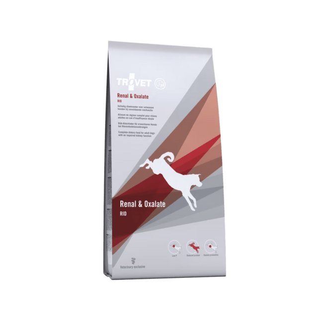 Ветеринарный корм для собак - Trovet RID Renal and Oxalate, 12,5 кг
