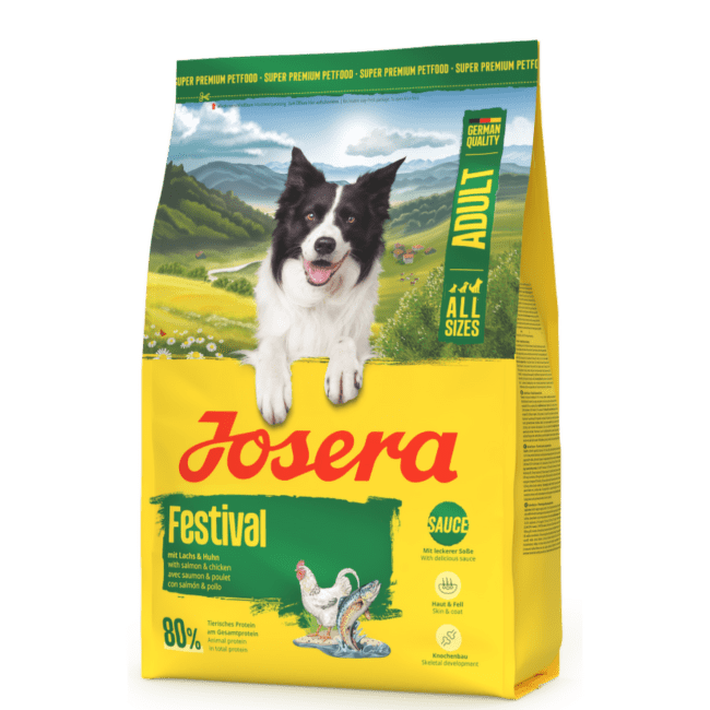 Barība suņiem – Josera Adult Festival with salmon, 900 g