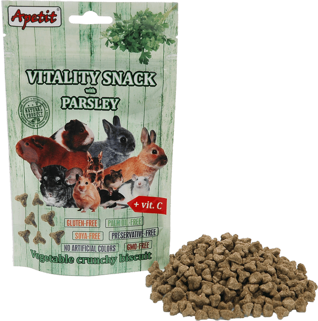 Pamlsky pro hlodavce Apetit Vitality Snack with Parsley 80 g