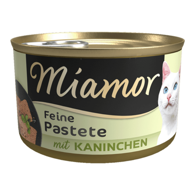 Konservi kaķiem – Miamor Pastete Rabbit, 85 g