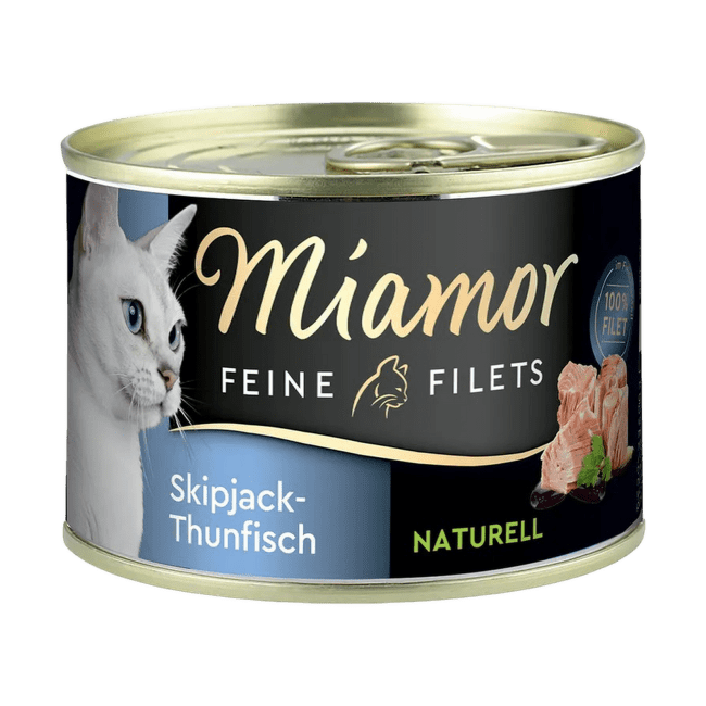 Консервы для кошек – Miamor Filet Naturelle Skipjack Tuna, 156 г