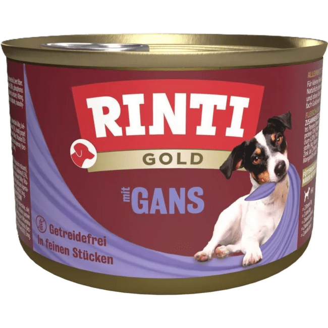 Konservi suņiem – Rinti Gold Goose, 185 g