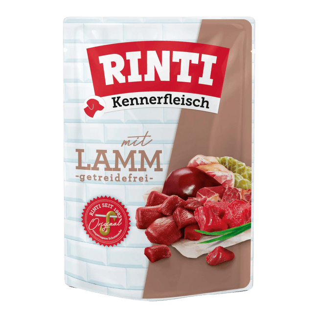 Konservi suņiem – Rinti Kennerfleisch Pouch Lamb, 400 g