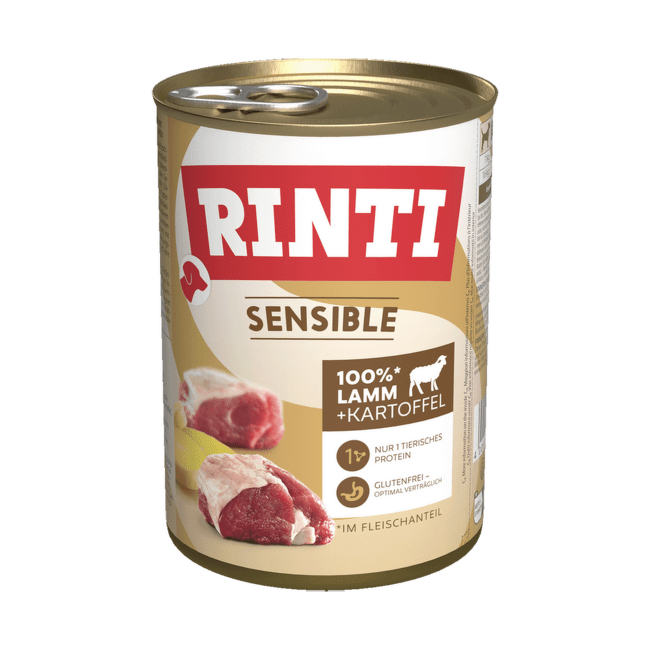 Консервы для собак – Rinti Sensible Lamb and Potatoes, 400 г