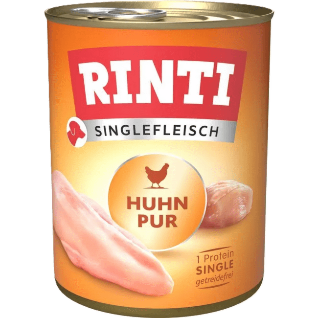 Консервы для собак  – Rinti Singlefleisch Chicken Pur, 800 г