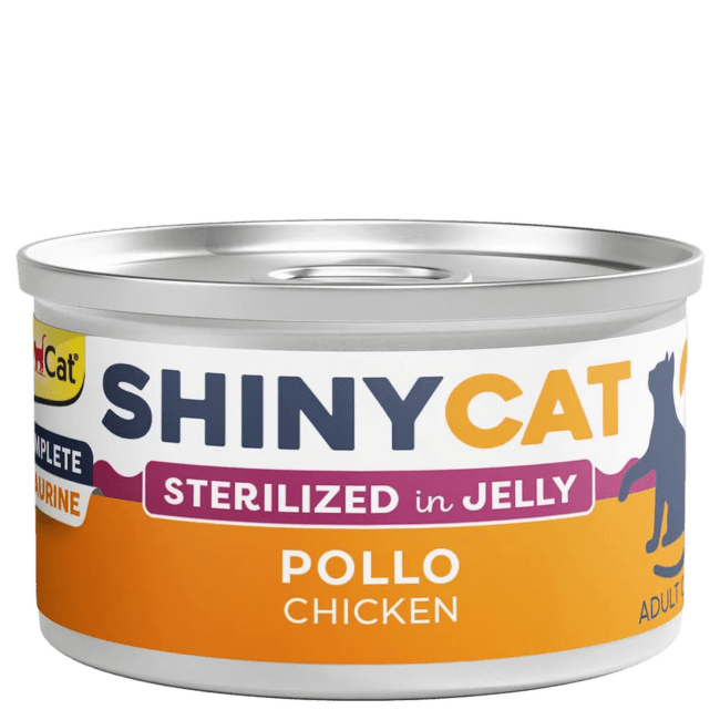 Консервы для кошек – GimCat ShinyCat Jelly, Sterilized, Chicken, 70 г