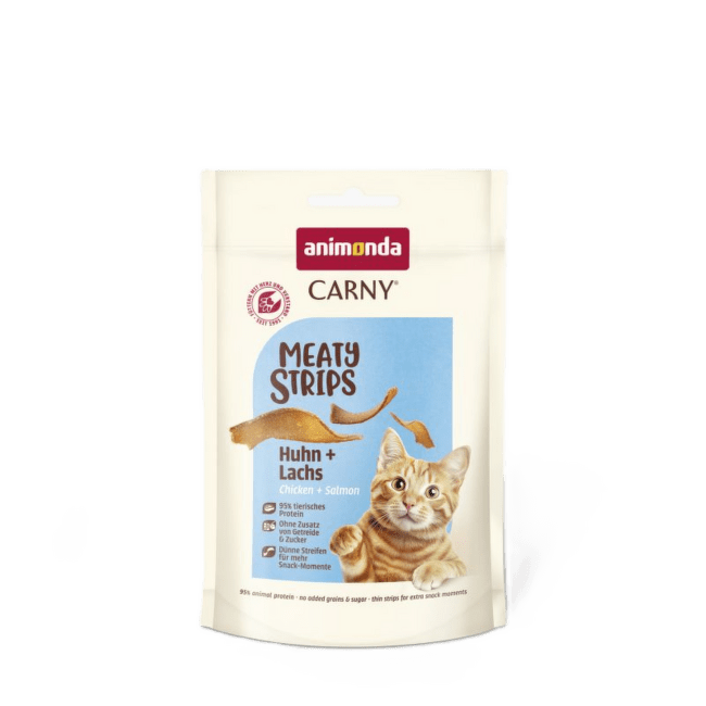 Лакомство для кошек –Carny Chicken + salmon 50 г