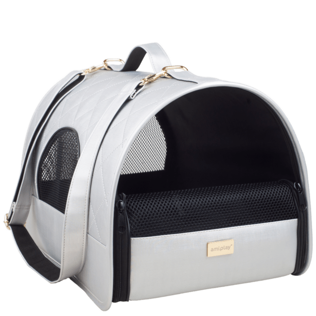 Сумка для транспортировки животных – AmiPlay Transport Box Venus (L), Silver