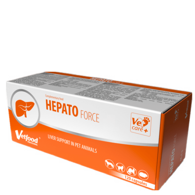 Papildbarība suņiem un kaķiem – Vetfood Hepatoforce N120