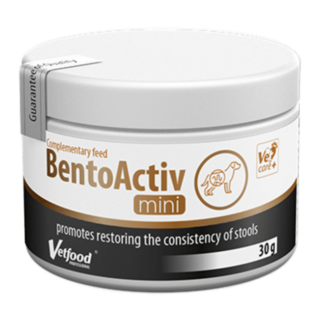 Пищевая добавка для собак и кошек – Vetfood BentoActiv mini, 30 г