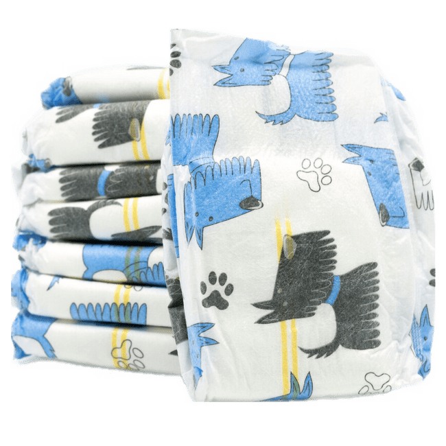 Autiņbiksītes kucēm – MISOKO Disposable diapers kucēm , peach scent, ХS, 12 gab.