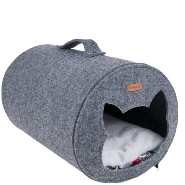 Домик для кошек – AmiPlay Hygge Cat, 31 x 46 x 31 см, gray