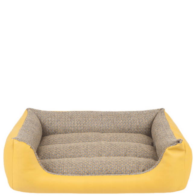 Guļvieta suņiem – AmiPlay Sofa ZipClean 4 in 1 Morgan S, 58 x 46 x 17 cm, yellow