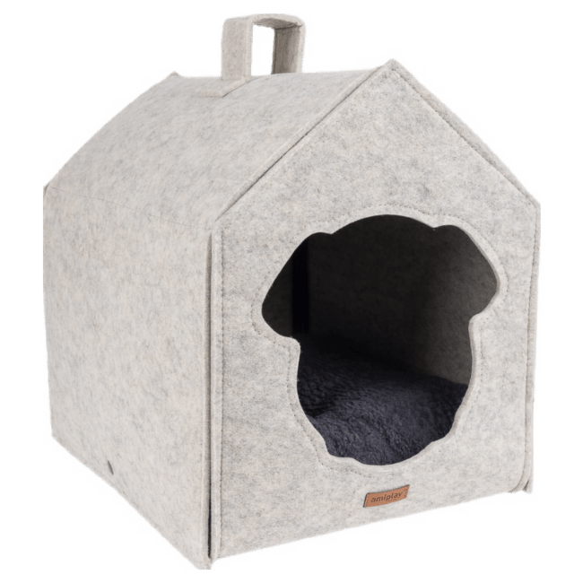 Mājiņa suņiem – AmiPlay Dog House Quick Press 2 in 1 Hyge, 33 x 42 x 42 cm, beige