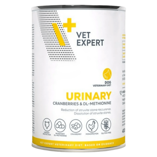 Ветеринарные консервы для собак - VetExpert 4T VD URINARY, 400 г