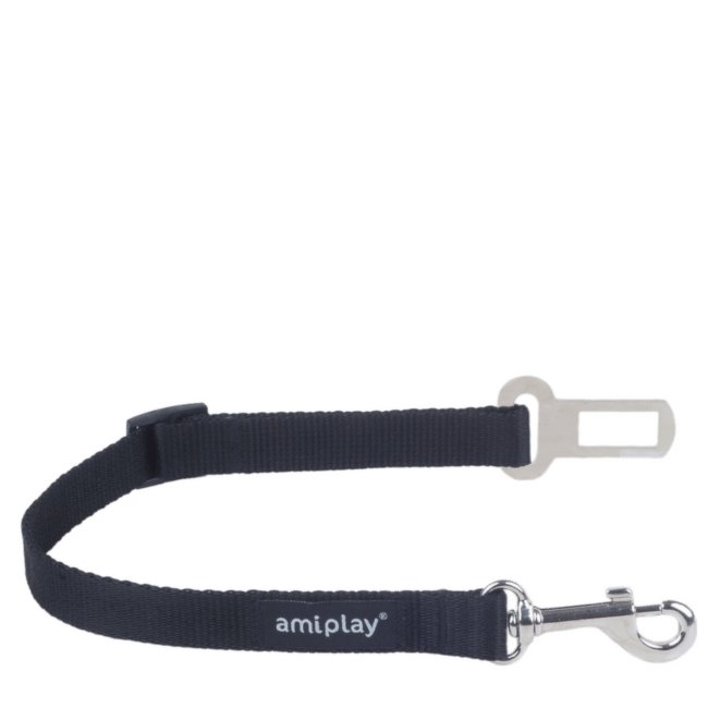 Ремень безопасности – AmiPlay Basic M, 35–45 x 2 см, black