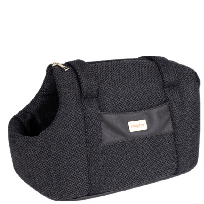 Сумка для транспортировки животных – AmiPlay Pet Carrier Bag Milano, S 35 x 21 x 24 см, black