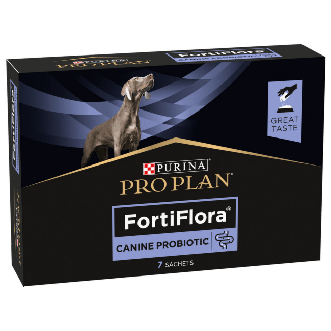 Papildbarība suņiem - Pro Plan FortiFlora Canine ar probiotiku, 7 gab. x 1 g
