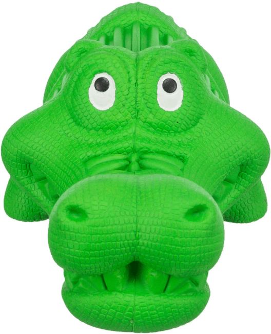 Игрушка для собак – TRIXIE Snack Crocodile, natural rubber, 18 см, green