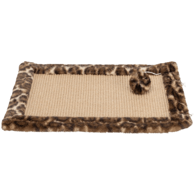 Skrāpēšanas paklājs – TRIXIE Scratching Mat Leo, 55 × 35 cm, brown