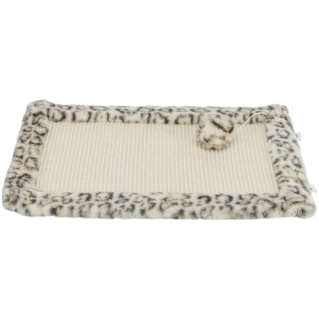 Skrāpēšanas paklājs – TRIXIE Scratching Mat Leo, 55 × 35 cm, cream