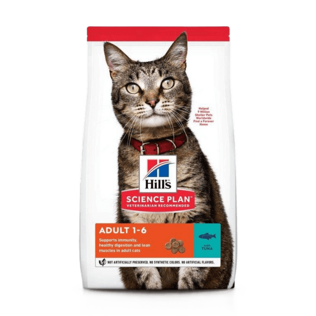 Bar­ība kaķiem – Hill's Adult, Tuna, 3 kg