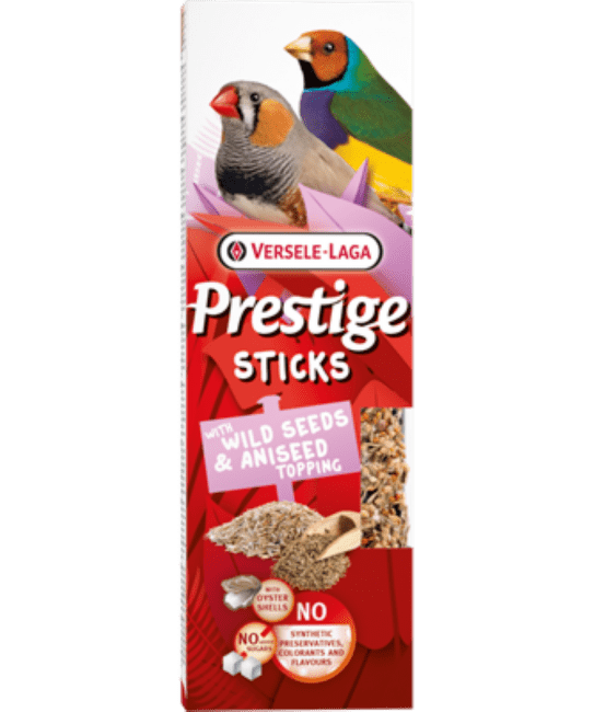 Лакомство для амадинов – Prestige Sticks Passerines with Wild Seeds and Aniseed topping, 2 шт.