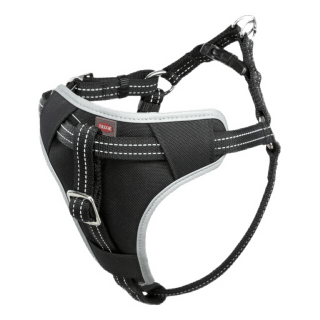 Шлейка/ремень безопасности для собак - TRIXIE Dog Comfort Car Harness, Black, S–M: 40–55 cм