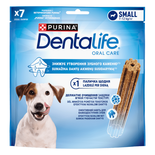 Gardums suņiem – DENTALIFE for small dog, 115 g