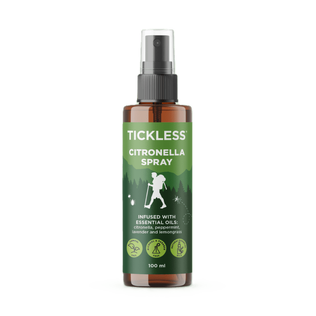 Līdzeklis insektu atbaidīšanai cilvēkiem – TICKLESS Citronella Spray, 100 ml