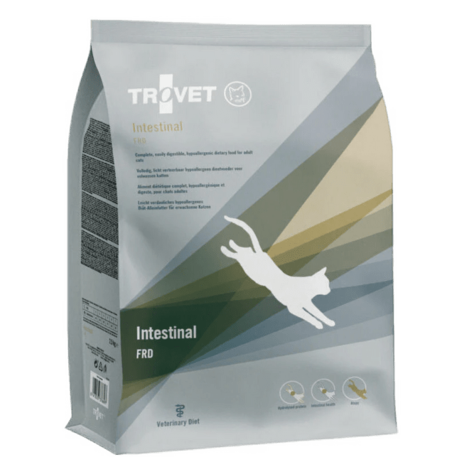 Ветеринарный корм для кошек – Trovet FRD Intestinal, 2,5 кг