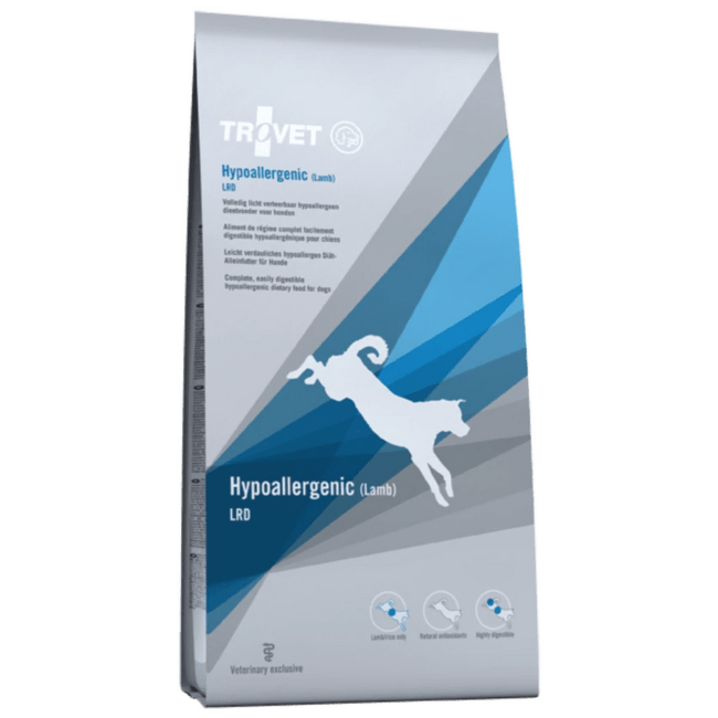 Ветеринарный корм для собак – Trovet LRD Hypoallergenic Lamb, 10 кг