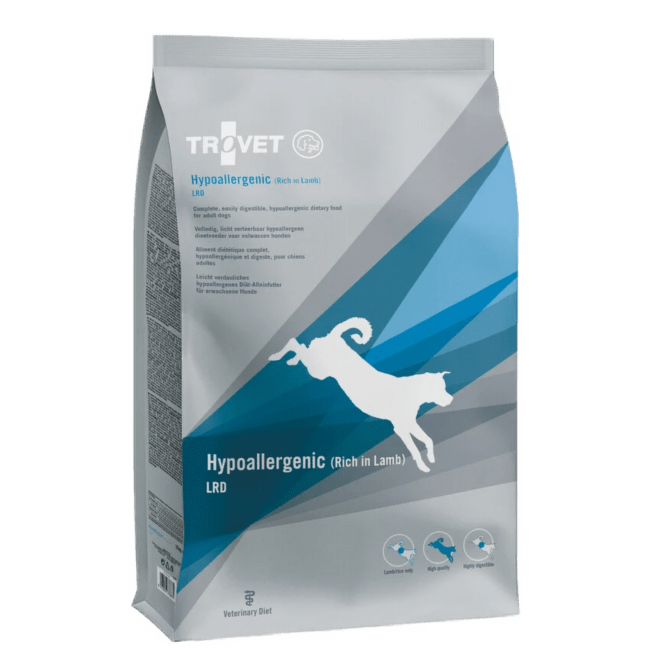 Ветеринарный корм для собак – Trovet Hypoallergenic Rich in Lamb, 3 кг