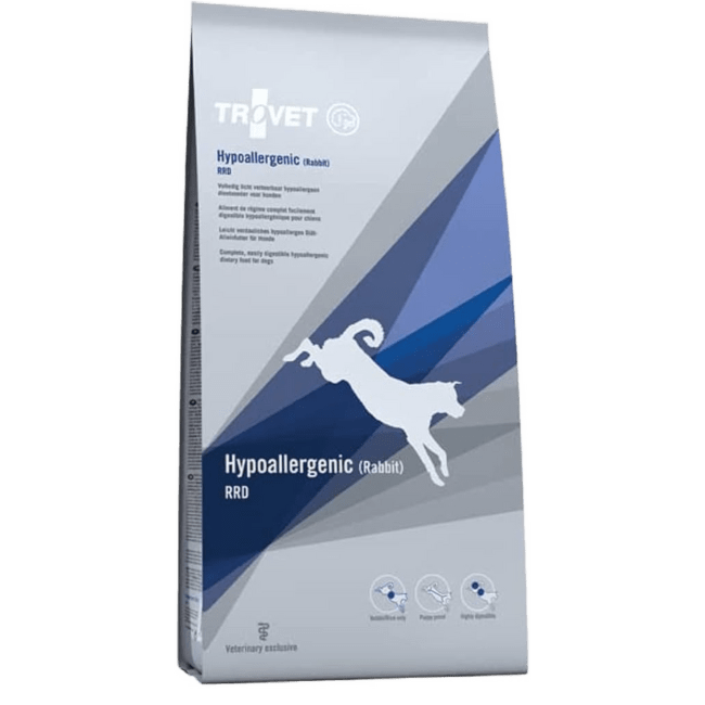 Veterinārā barība suņiem – Trovet RRD Hypoallergenic Rabbit, 10 kg