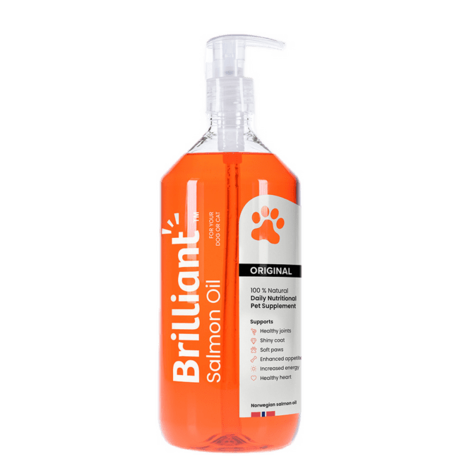 Laša eļļa kaķiem un suņiem - Brilliant Salmon oil, 1 l