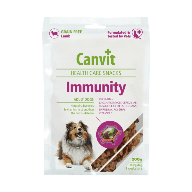 Gardums suņiem – Canvit Health Care Snack Immunity, 200 g