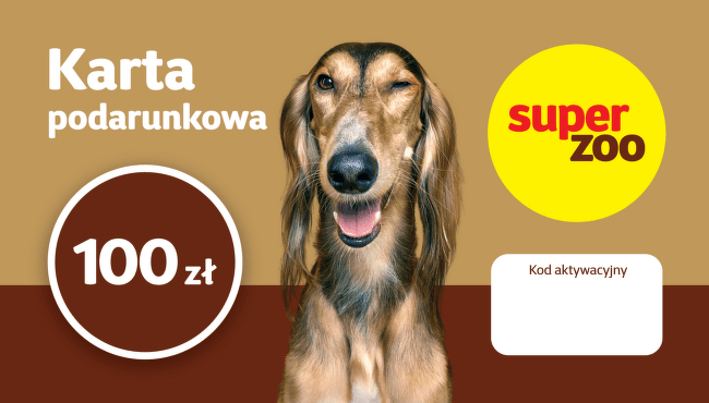 Elektroniczna karta podarunkowa Super zoo 100 zł