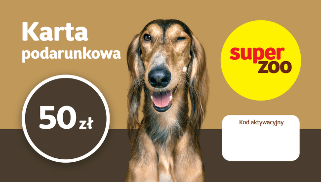 Karta podarunkowa Super zoo 50 zł