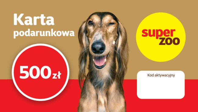 Karta podarunkowa Super zoo 500 zł