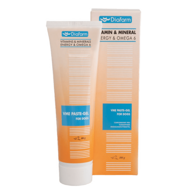 Витамины для собак - Diafarm VIT/MIN ENERGY PASTE-GEL + OMEGA-6 DOGS, 100 г