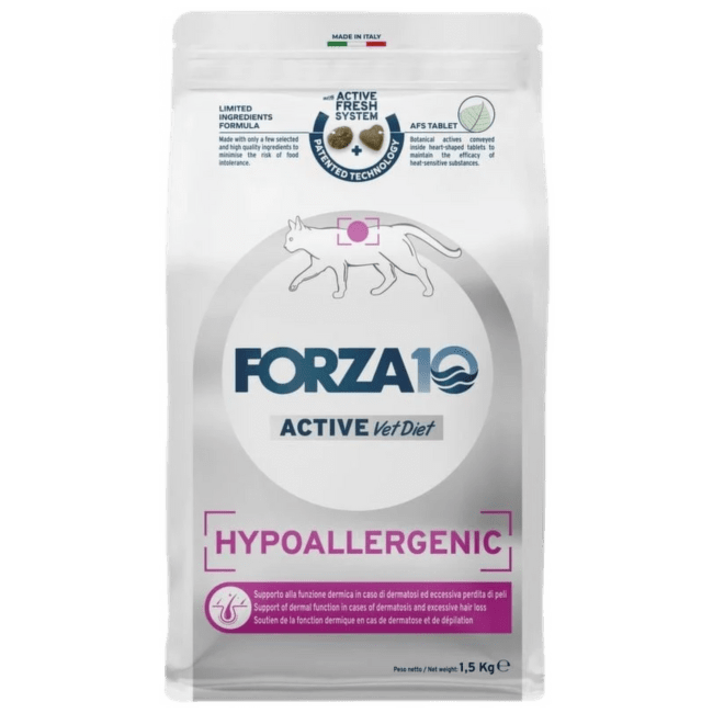 Ветеринарный корм для кошек – FORZA10 Hypoallergenic Cat, 1,5 кг